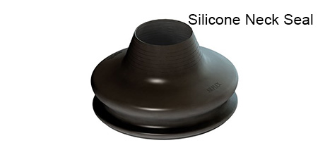 SI-TECH®乾式潛水防寒衣可拆卸矽膠領口（黑色）