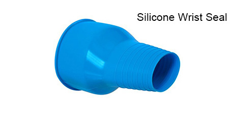 SI-TECH®乾式潛水防寒衣可拆卸矽膠袖口（藍色）